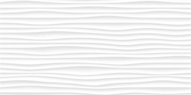 Beyaz doku satır. soyut desen kesintisiz gri. Dalga dalgalı doğa geometrik modern. iç duvar 3d tasarım için beyaz arka plan üzerinde. vektör çizim