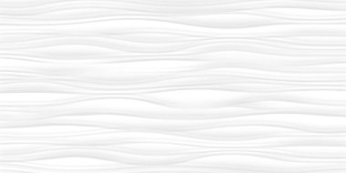 Beyaz doku satır. soyut desen kesintisiz gri. Dalga dalgalı doğa geometrik modern. iç duvar 3d tasarım için beyaz arka plan üzerinde. vektör çizim