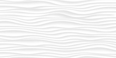 Beyaz doku satır. soyut desen kesintisiz gri. Dalga dalgalı doğa geometrik modern. iç duvar 3d tasarım için beyaz arka plan üzerinde. vektör çizim