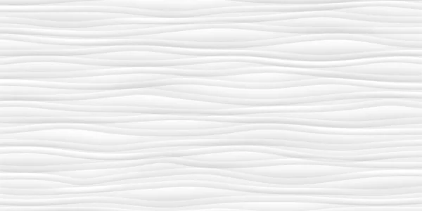 Beyaz doku satır. soyut desen kesintisiz gri. Dalga dalgalı doğa geometrik modern. iç duvar 3d tasarım için beyaz arka plan üzerinde. vektör çizim — Stok Vektör