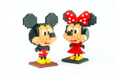 Mickey ve Minnie fare mikro bloklar