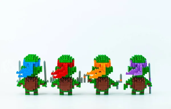 TMNT Micro blokken — Stockfoto