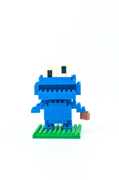 Cookie Monster mikro bloklar — Stok fotoğraf