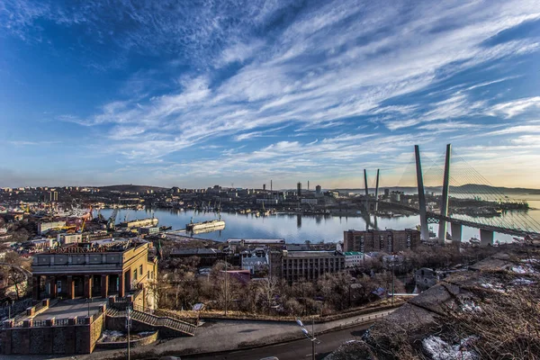 2 основные достопримечательности Владивостока — стоковое фото
