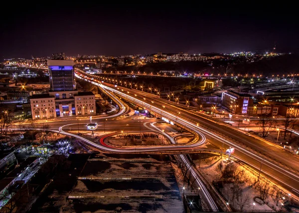 Vladivostok durante la noche es increíble —  Fotos de Stock