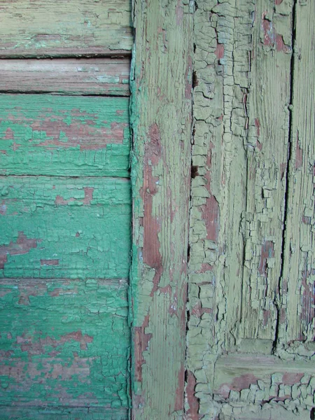 Vintage fond en bois avec peeling peinture. — Photo
