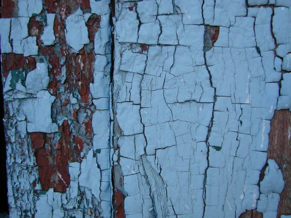 Vintage trä bakgrund med peeling färg. — Stockfoto