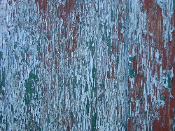Fundo de madeira vintage com pintura de descascamento. — Fotografia de Stock