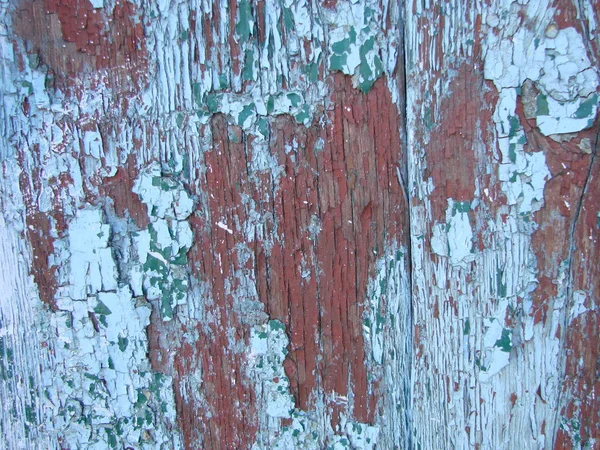 페인트를 벗겨 내는 고풍 스러운 목재 배경. — 스톡 사진