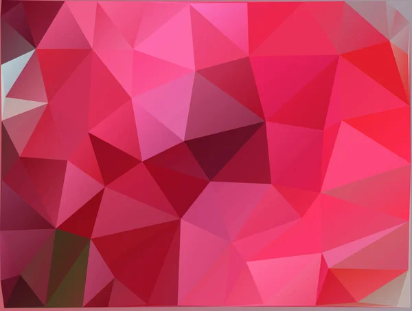 Rosa polygonal illustration, som består av trianglar. Geometrisk bakgrund i Origami stil med lutning. Triangulär design — Stock vektor