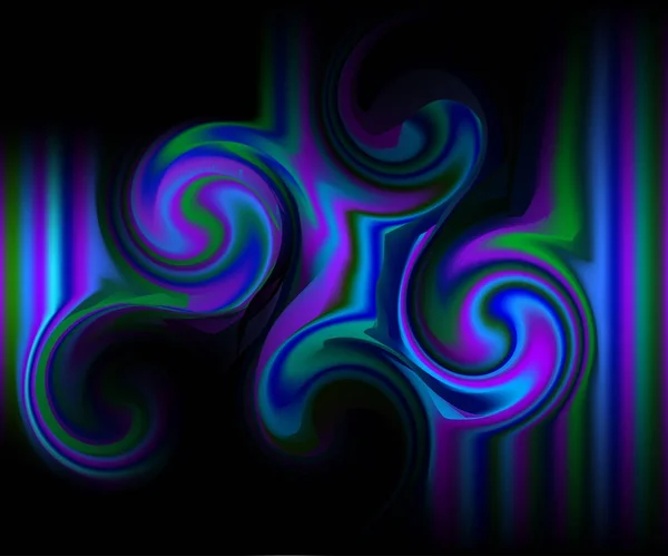 Abstraktní pozadí neonově růžové, fialové pruhy — Stockový vektor