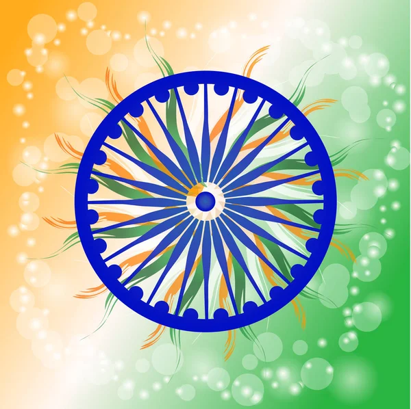 Happy Indická republika den oslav plakátu nebo nápisu pozadí. — Stockový vektor