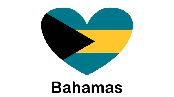 Bahamas Flagge zum Unabhängigkeitstag und Infografik — Stockvektor