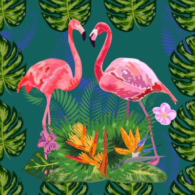 Palmiye yaprakları ve flami ile kusursuz çizilmiş güzel bir el.