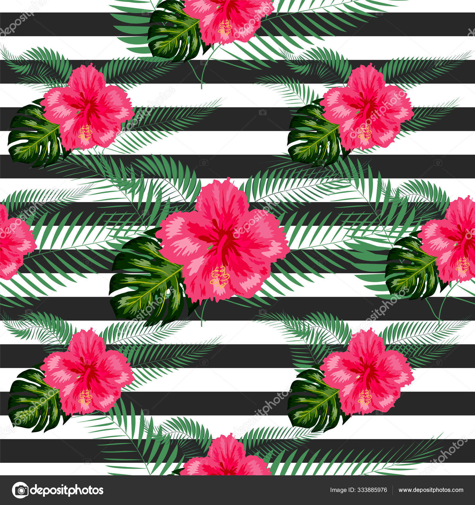 Imprimer Ete Exotique Jungle Plante Tropicale Feuilles De Palmier Et Fleur Image Vectorielle Michiru13 C Imprimer Ete Exotique Jungle Plante Tropicale Feuilles De Palmier Et Fleur Image Vectorielle Michiru13 C