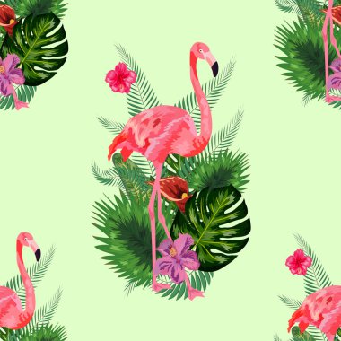 Güzel sorunsuz vektör çiçek yaz desen arka plan ile 