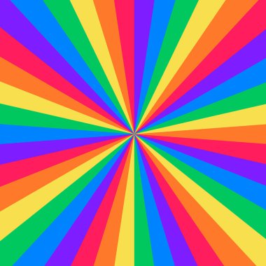 Gökkuşağı konsepti. illüstrasyon işi.