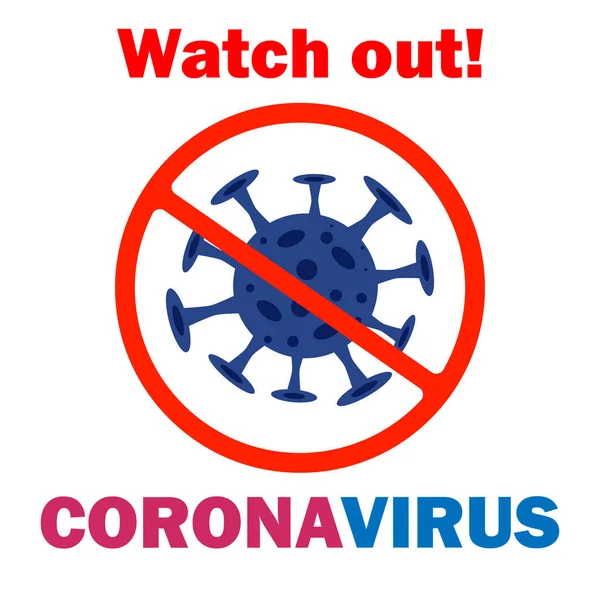 Έννοια Του 2019 Ncov Νέο Ξέσπασμα Coronavirus Coronavirus Κυττάρων Κίνα — Διανυσματικό Αρχείο