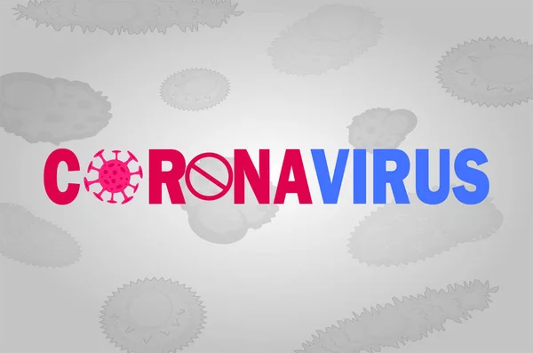 Konsep 2019 Ncov Novel Wabah Coronavirus Sel Coronavirus Koronavirus Cina - Stok Vektor