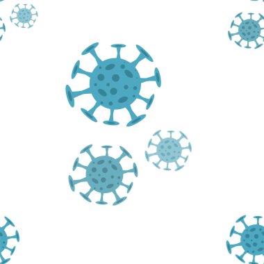 Banner, 2020 'deki koronavirüs salgınının arka plan konsepti. Dünya Coronavirüs Hücreleri Çin Gribi Solunum Koronavirüsü Patojen Çin
