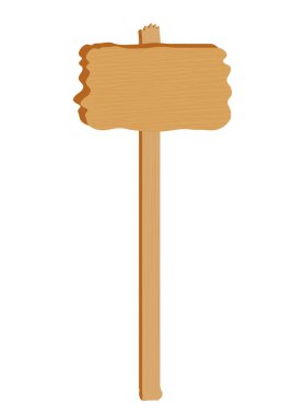 Tahta tabela beyaz arkaplanda izole edildi.