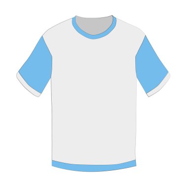 Beyaz erkek, kadın, beyaz arka planda unisex tişörtü..