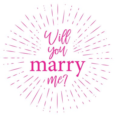 lşık ışınları ile Evlen ME retro etiketinin tipografik çizimi. harf kompozisyonu.