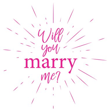 lşık ışınları ile Evlen ME retro etiketinin tipografik çizimi. harf kompozisyonu.