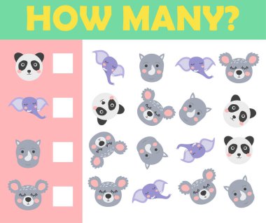 Anaokulu Çocukları için Eğitim Çizgi Filmi Sayma Oyunu