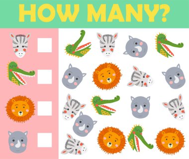 Çocuk kitapları için. Sayıyorum. Anaokulu çocukları için oyun. Eğitici bir matematik oyunu. Çocuklar için eğitici bir oyun.