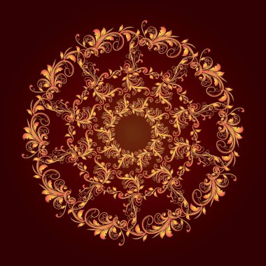 Çiçek güzel dairesel modeli