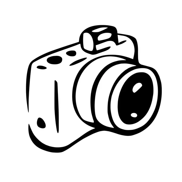 Foto fotocamera disegno Illustrazioni Stock Royalty Free