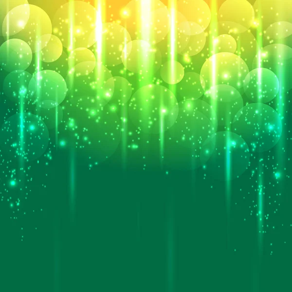 Light Green and Gold yellow abstract vector background — Stock Vector
