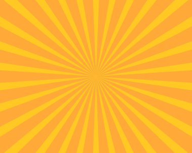 Sarı güneş patlaması illüstrasyon vektör arka plan. Soyut ve duvar kağıdı kavramı.