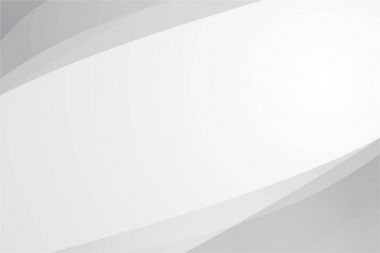 Beyaz arka plan vektör. Gri soyut. Rapor ve proje sunum şablonu için modern tasarım arka plan. Vektör çizim grafik. Fütüristik ve dairesel eğrisi şekil