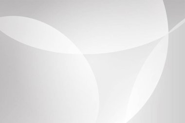 Dairesel eğrisi beyaz ve gri arka plan vektör iş sunumu için. Arka plan ve soyut kavram.