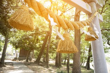 Japanese big rope in new year day named 