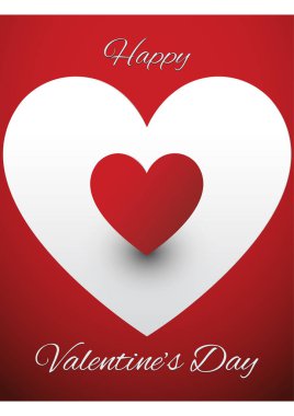 Sevgililer tebrik kartı tasarlamak vektör