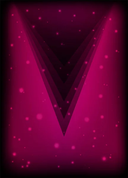 Poster rosa sfondo astratto — Vettoriale Stock