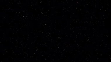 İzole edilmiş siyah arka planda gökten konfeti selamı yağıyor. Görsel efekt süsleme elementini dekore et. Yıldönümünüz kutlu olsun. 4k Vfx görüntü hareketi. Kusursuz döngü videosu