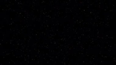 İzole edilmiş siyah arka planda gökten konfeti selamı yağıyor. Görsel efekt süsleme elementini dekore et. Yıldönümünüz kutlu olsun. 4k Vfx görüntü hareketi. Kusursuz döngü videosu