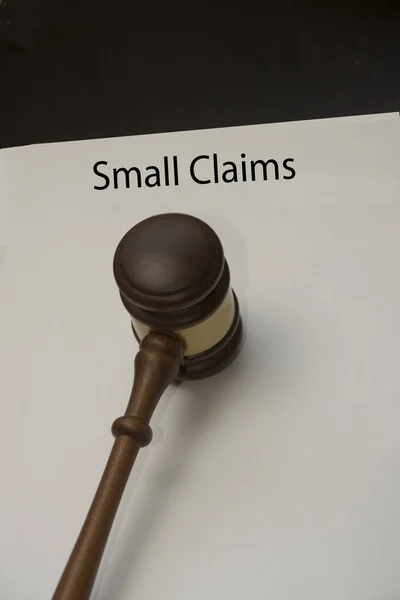 Small Claims Document — Stock Photo, Image