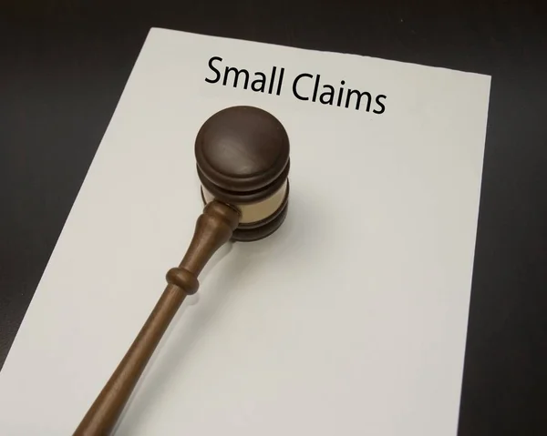 Small Claims Document — Stock Photo, Image