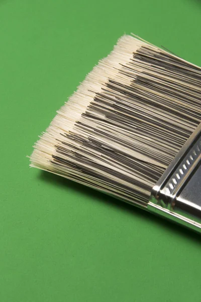 Renk uygulamak için kullanılan boya fırçası — Stok fotoğraf