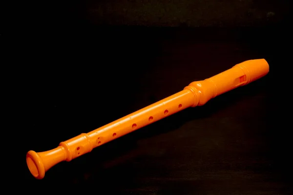 Orange Colored Flute — Stock Photo, Image
