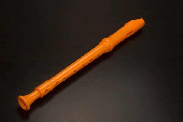 Orange Colored Flute — Stock Photo, Image