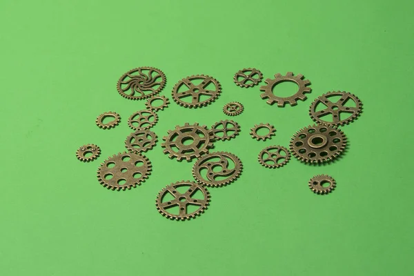 Zdobené Gears pro strojní zařízení — Stock fotografie