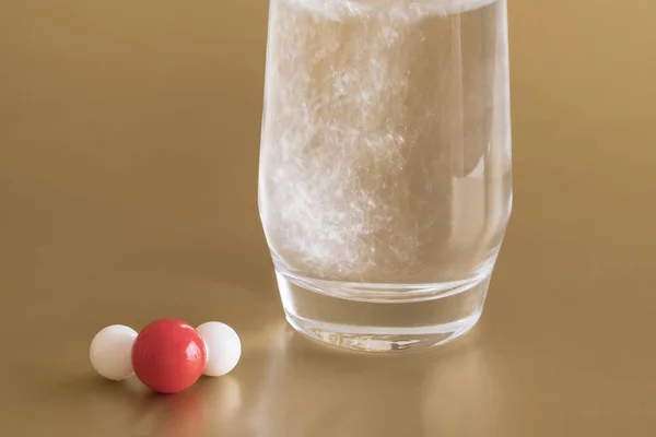 Water illustrated with a hydrogen and oxygen atom  .