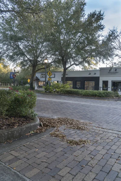 Das Stadtzentrum und die Stadt in windemere florida mit verschiedenen — Stockfoto