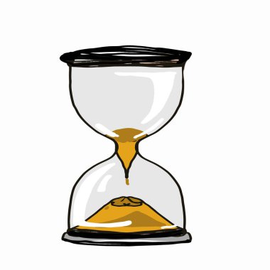 kum saati saat simgesi zamanlayıcı